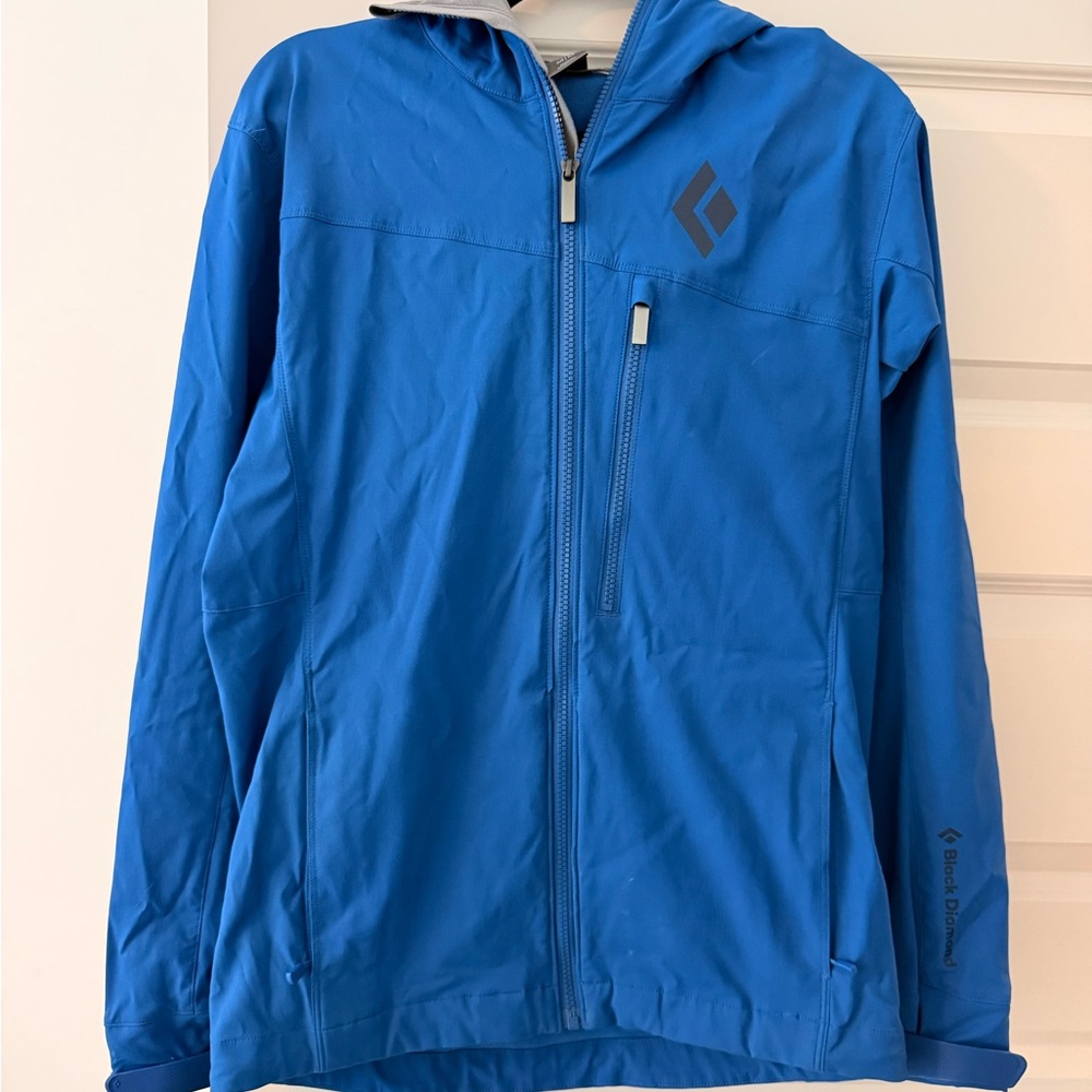 Black Diamond Men's Blue Zip-Up Jacket